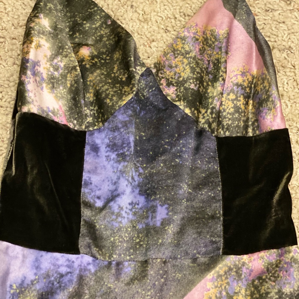Beautiful Petite silky velvet flowing dress! Colors on colors!